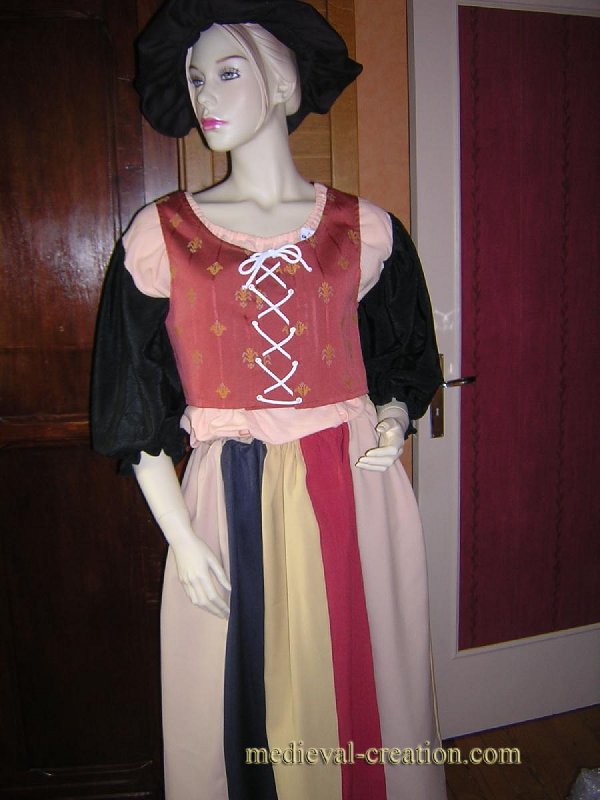 Costume Saltimbanque Mathilda l'Artiste 3 Pièces Costume Saltimbanque Mathilda l'Artiste 3 Pièces