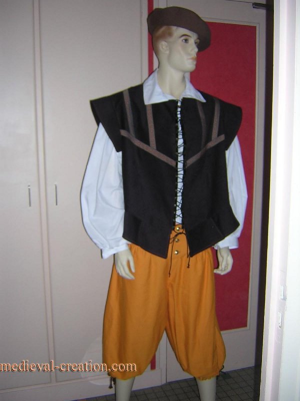 Costume ARCHER Velours Batiste Toile XL à XXL