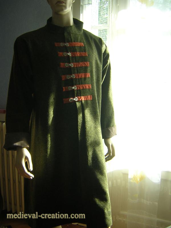Caftan du Viking Guthrif Laine doublé Lin Caftan du Viking Guthrif Laine doublé Lin