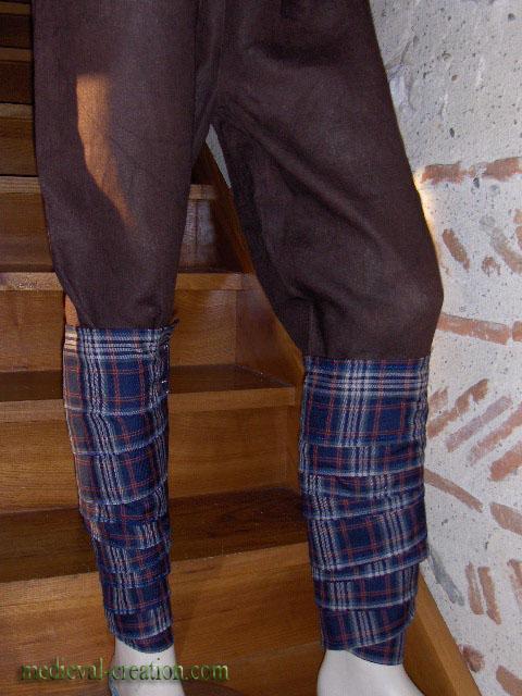 Tartan Winniger Puttees Bandes Molletières