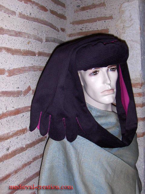 Duc de Bourgogne Chaperon VeloursTaffetas Duc de Bourgogne Chaperon VeloursTaffetas