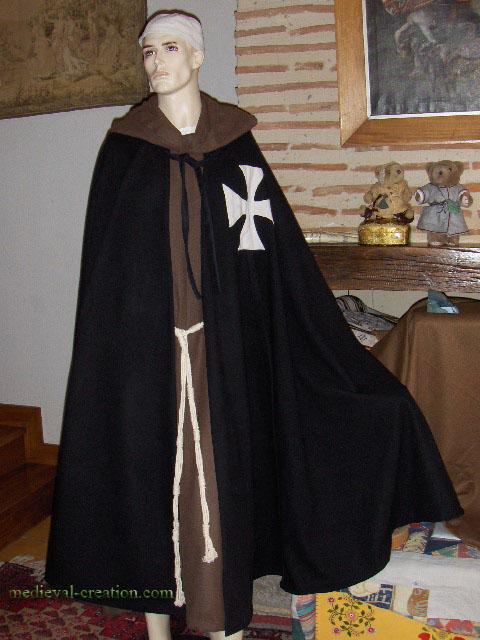 Wool Cloak Templier St Jean de Jérusalem