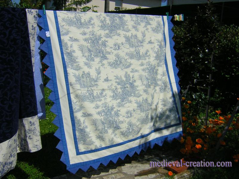 Plaid Patchwork Toile de Jouy Plaid Patchwork Toile de Jouy