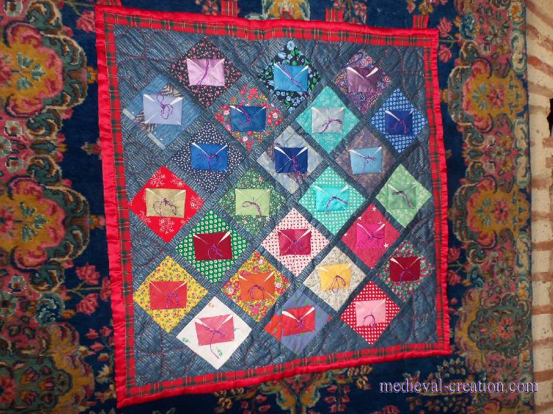 Tableau Patchwork Calendrier de l'Avant Tableau Patchwork Calendrier de l'Avant
