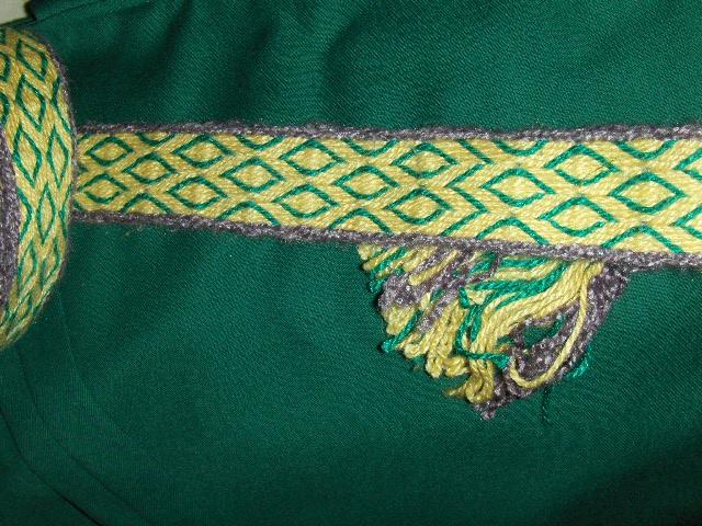 Galon et Ceinture SOIE tissé Main aux Cartes Galon et Ceinture SOIE tissé Main aux Cartes