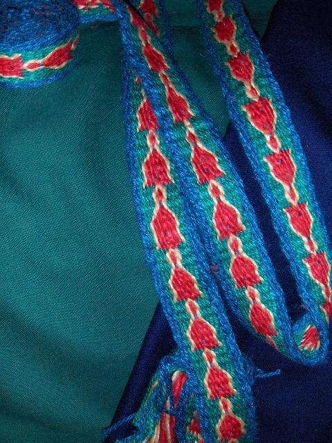 Galon et Ceinture SOIE tissé Main aux Cartes Galon et Ceinture SOIE tissé Main aux Cartes