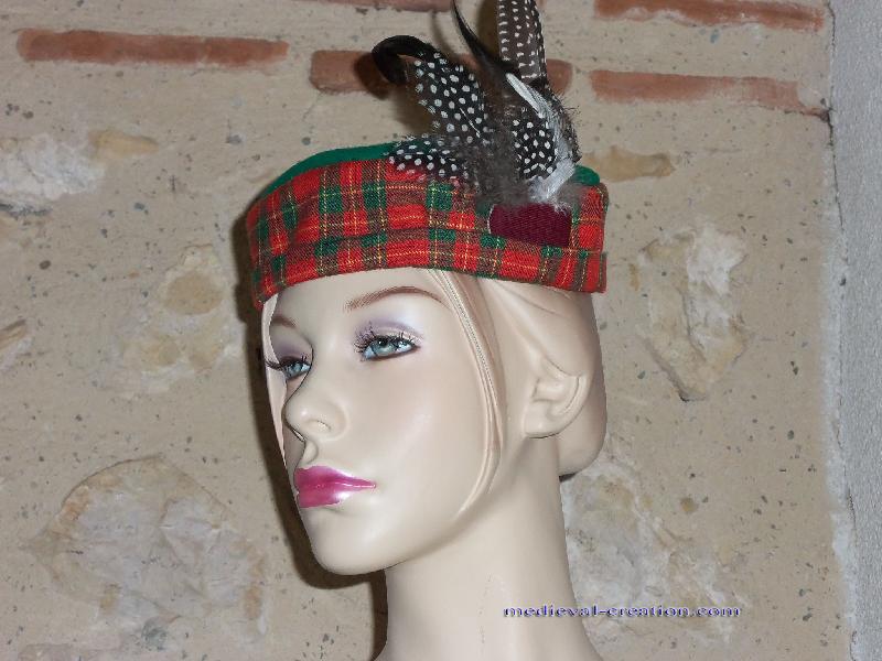 Medieval Headgear Velvet Toque Antique Medieval Headgear Velvet Toque Antique