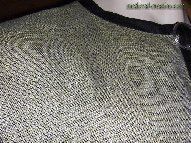 Tunic Linen Surcot Saxon Viking Lin Appliqué Lin Tunic Linen Surcot Saxon Viking Lin Appliqué Lin