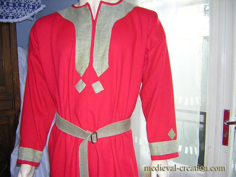 Coptic tunic Merovingian Roman Wool Coptic tunic Merovingian Roman Wool