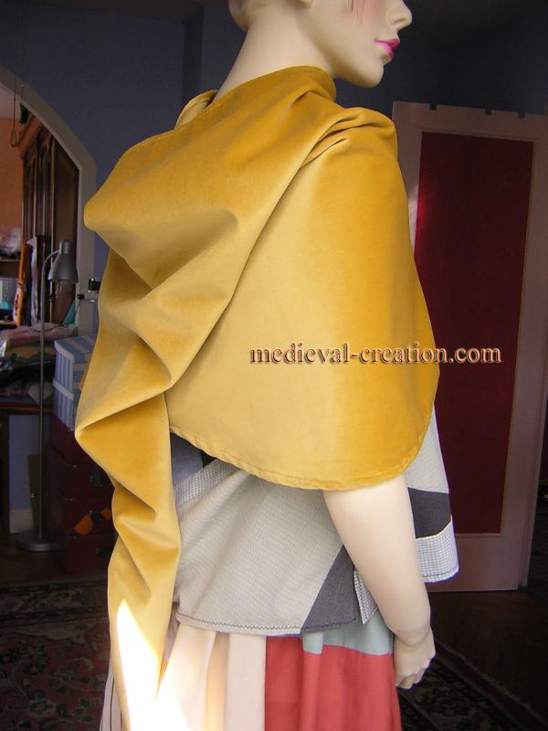 medieval headgear Gugel Gonelle Capuchon Velours medieval headgear Gugel Gonelle Capuchon Velours