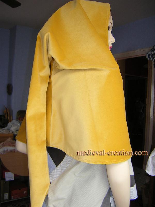 medieval headgear Gugel Gonelle Capuchon Velours medieval headgear Gugel Gonelle Capuchon Velours