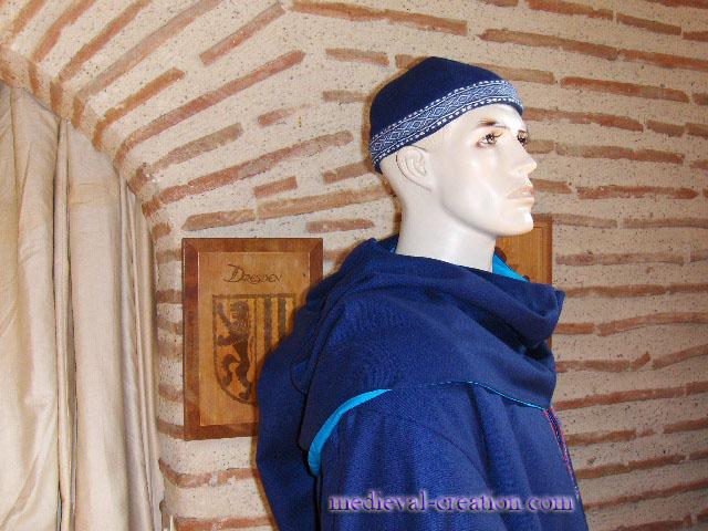 Calot Laine Galon aux cartes laine cachemire Calot Laine Galon aux cartes laine cachemire
