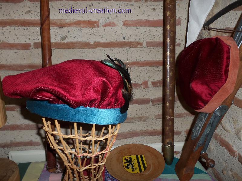 Coiffe Béret Petit Archer Velours Coiffe Béret Petit Archer Velours