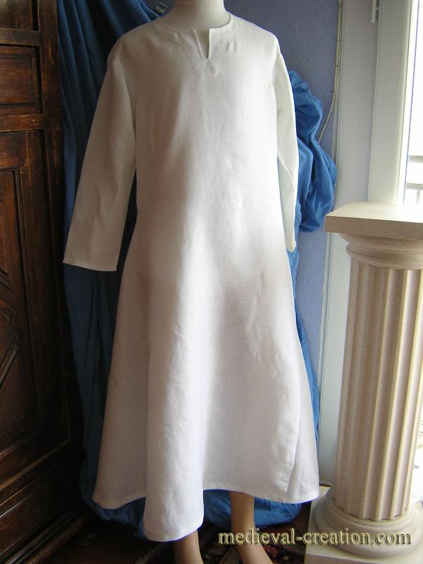 Costume médiéval Surcot et Cotte LIN Costume médiéval Surcot et Cotte LIN
