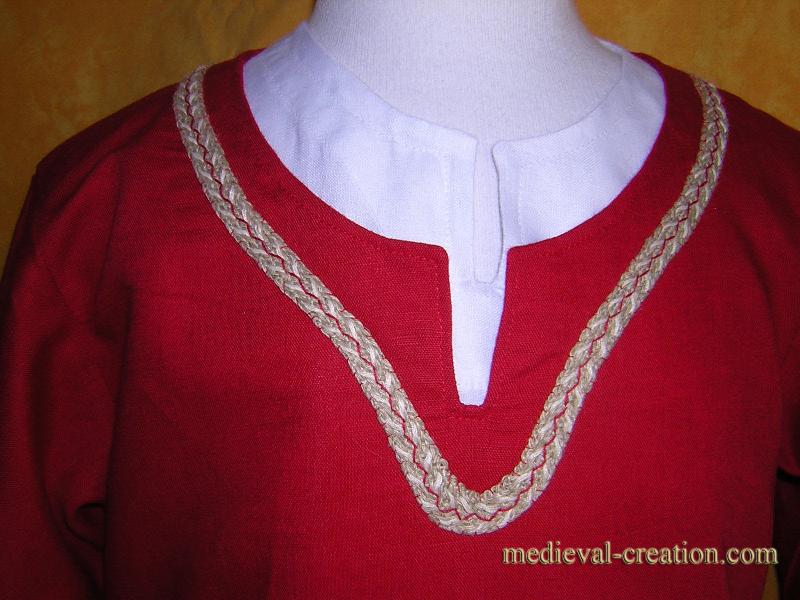 Costume médiéval Surcot et Cotte LIN Costume médiéval Surcot et Cotte LIN