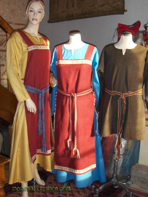 Costume Viking Normande Lin Coton Costume Viking Normande Lin Coton
