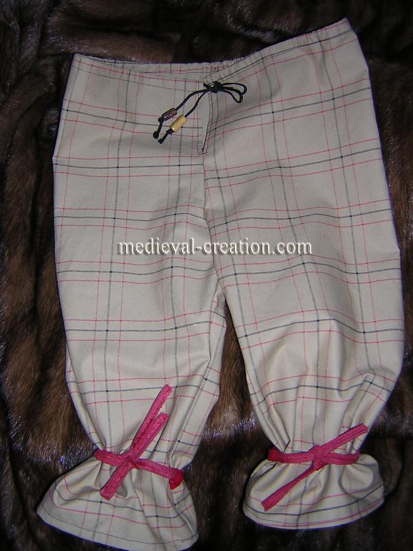 Braies Gauloises Enfant Toile de Coton Braies Gauloises Enfant Toile de Coton