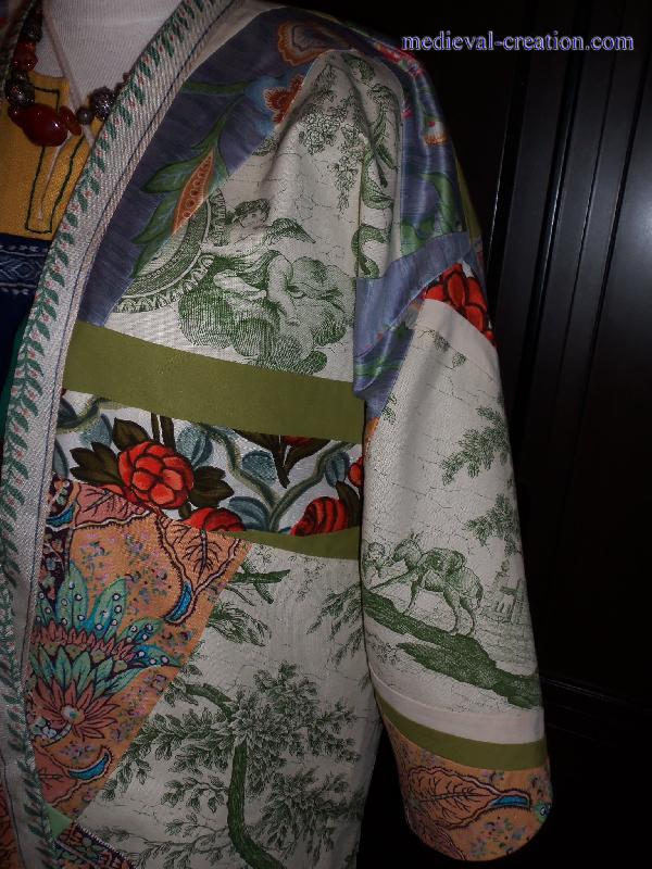 Kimono Kaftan Patchwork Toile de Jouy Kimono Kaftan Patchwork Toile de Jouy