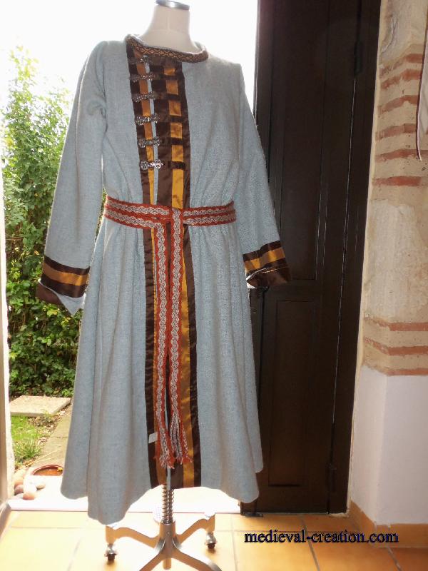 Kaftan Caftan Hersir Viking Laine et Soie