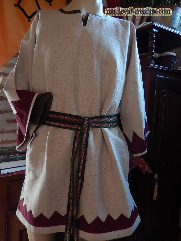 Tunic Surcot Cotte Tunique Lin Heinrich le Saxon Tunic Surcot Cotte Tunique Lin Heinrich le Saxon